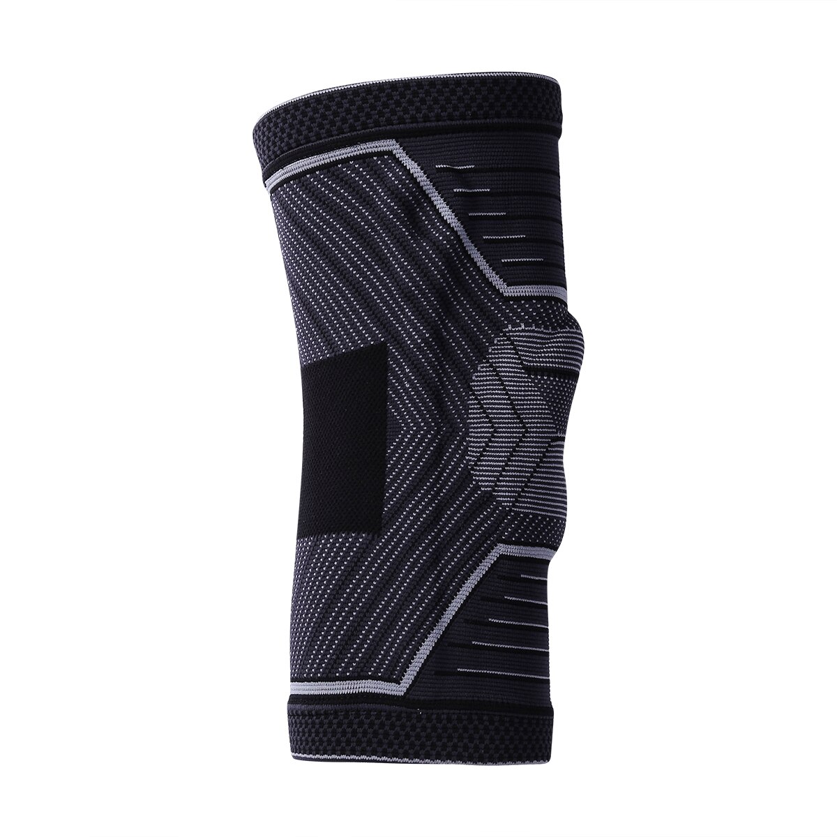 Fitness löpning cykling knästöd hängslen elastisk nylon sport kompression knäskydd: Grå / Xl