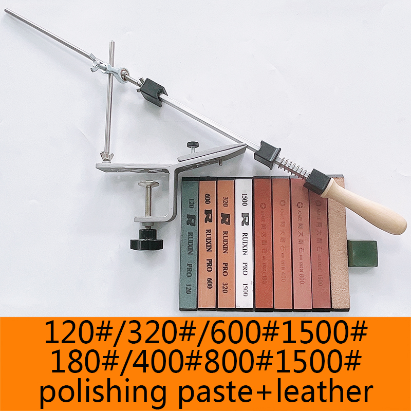Sharpener Fixed Angle Sharpener Ruixin Sharpener Mini Chisel Manual Knife Diamond Sharpening Stone: set-E