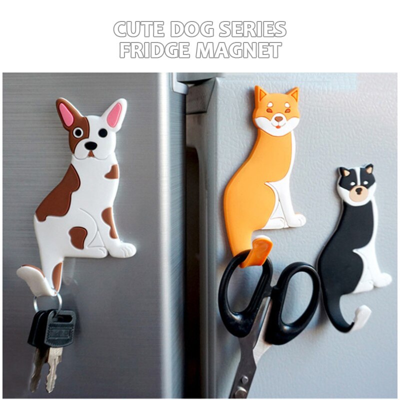 Koelkast Magneet Klok Koelkast Magneten Woondecoratie Magnetische Sticker, Zwart, 85mm