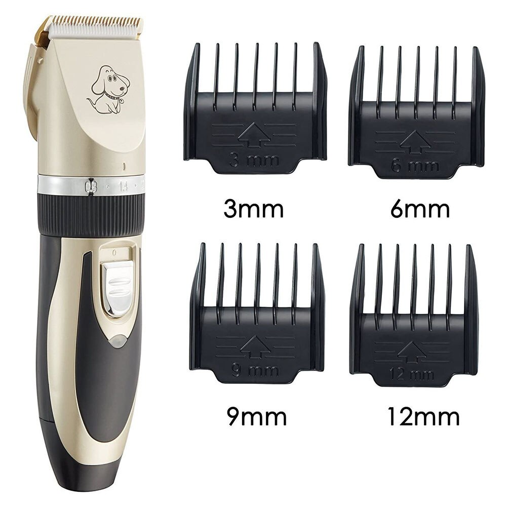 Pet Hair Trimmer Set Electrical Dog Hair Trimmer USB Charging Pet Hair Clipper Rechargeable Low-noise Pet Hair Clip