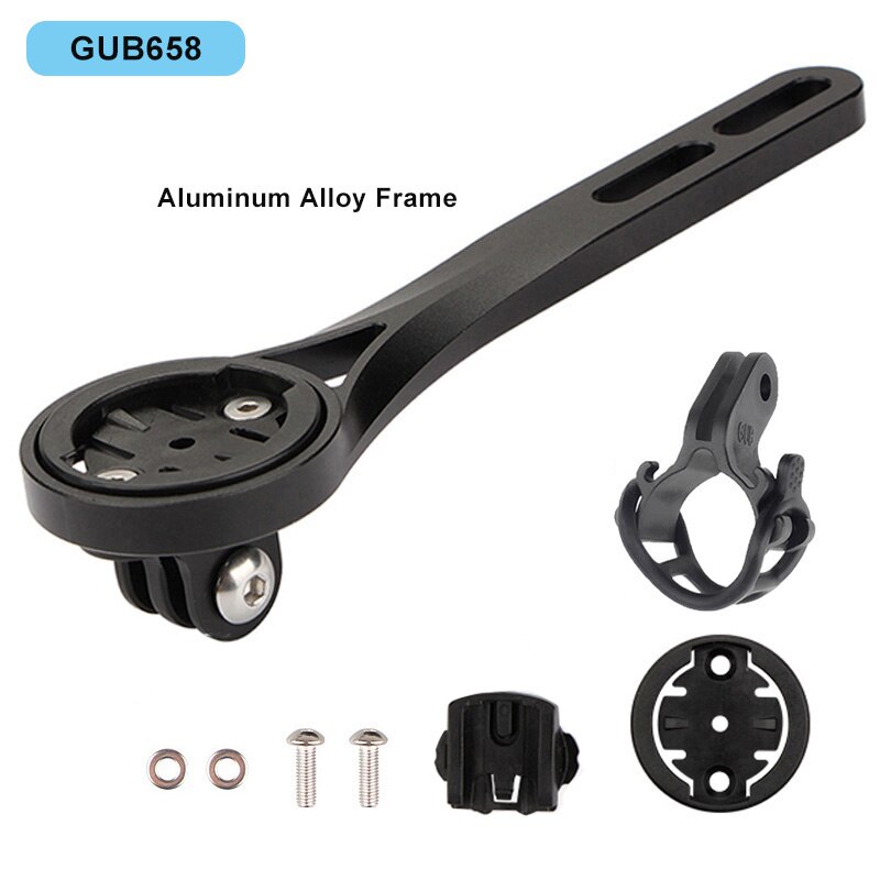 GUB 692 Bicycle Computer Carbon Fiber Stand Road Bar Mount Fits Garmin CATEYE Bryton Stopwatch Light Weight: GUB658 Alloy B
