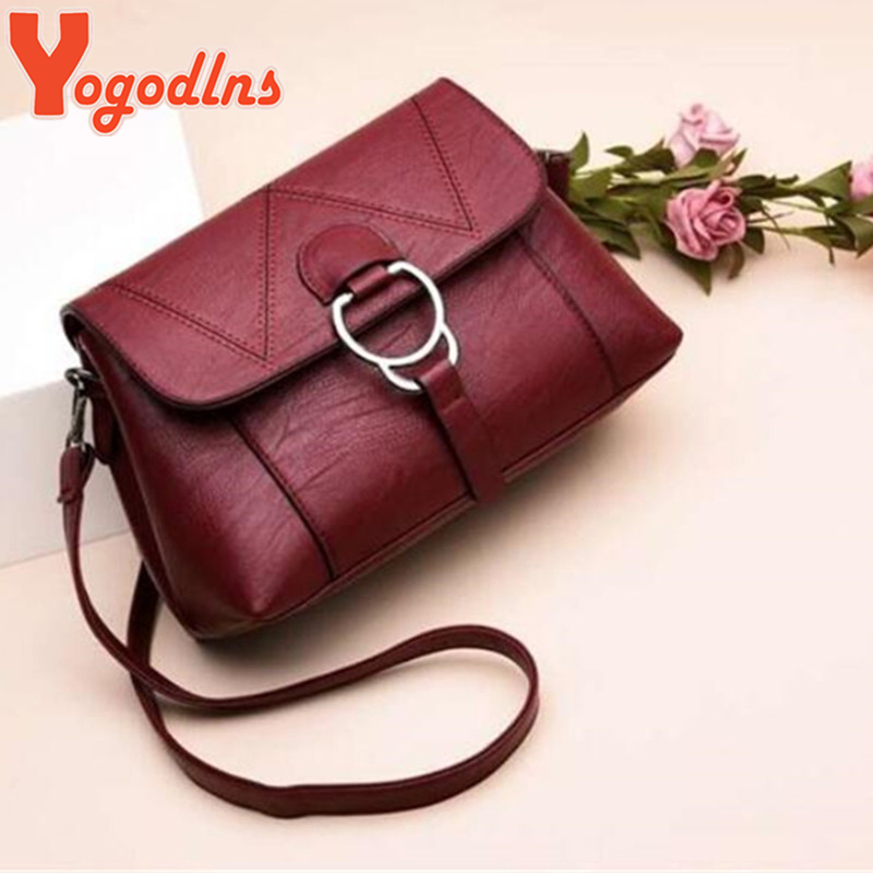 Yogodlns loisirs Pu cuir femmes sac bandoulière messager rabat sacs téléphone sac à main pochette pour femme mère doux sacs à bandoulière