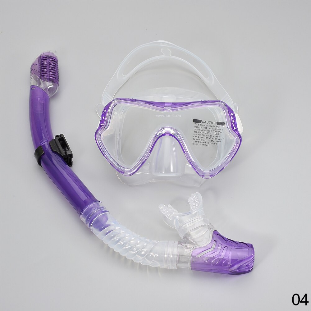 Professionelle Tauchen Masken Schnorcheln Set Erwachsene Silikon Rock Anti-Fog Goggles Gläser Schwimmen Angeln Pool Ausrüstung: 04