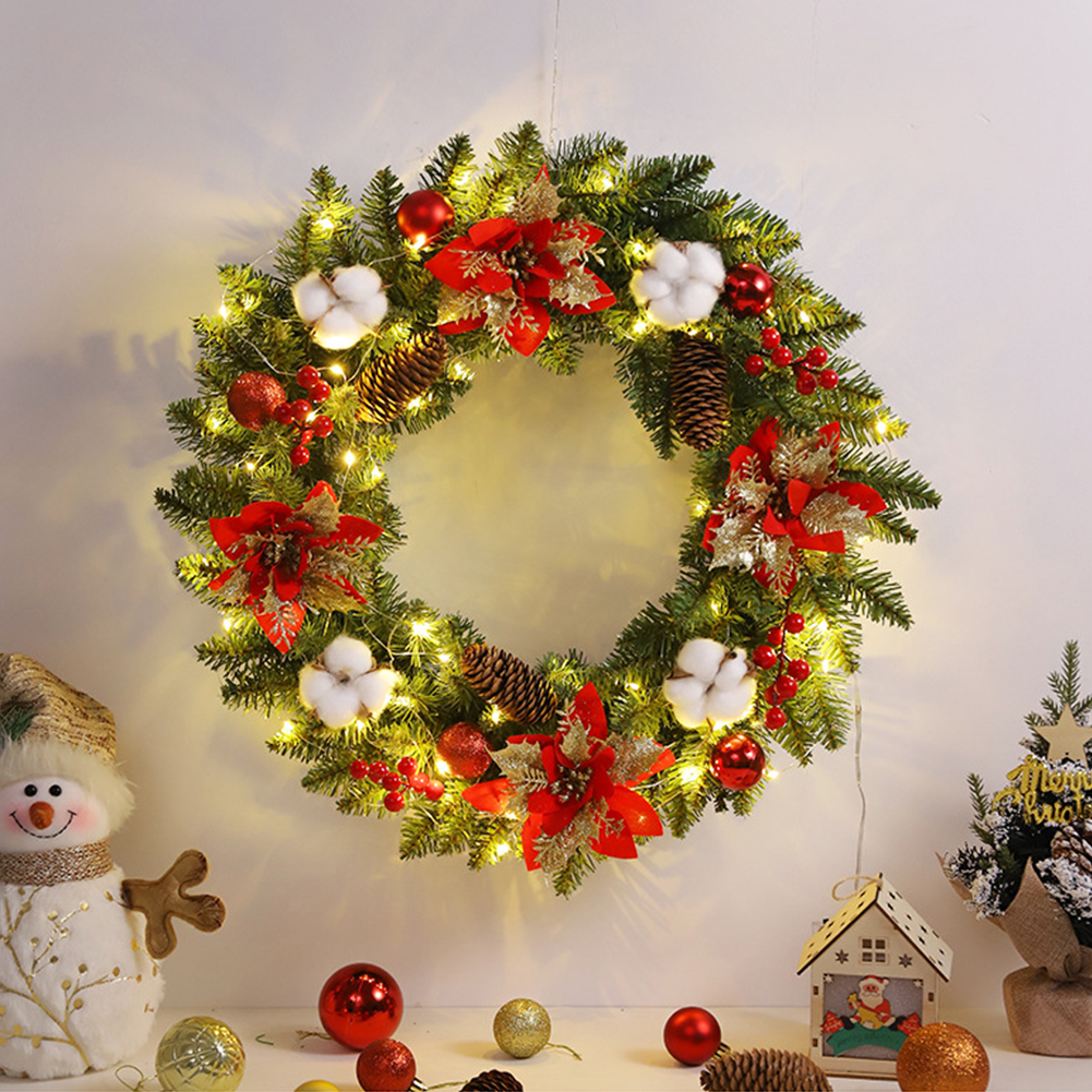 Weihnachts tr Dekor Krnze knstliche Girlande De...  Grandado