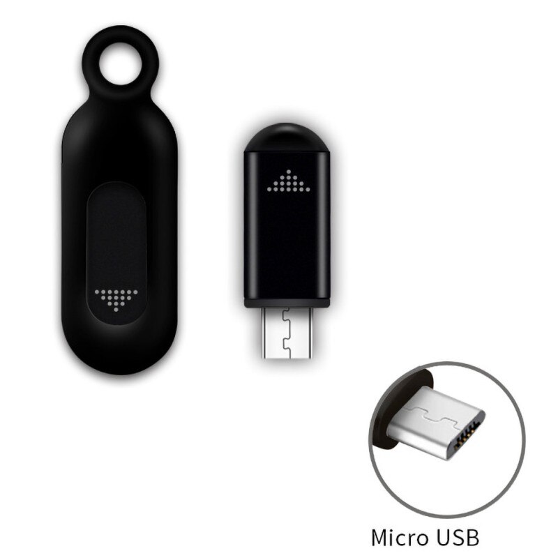 Adaptateur de télécommande infrarouge sans fil d'appareils d'ir de couleurs argentées noires pour le contrôle sans fil Micro d'usb/type-c IR