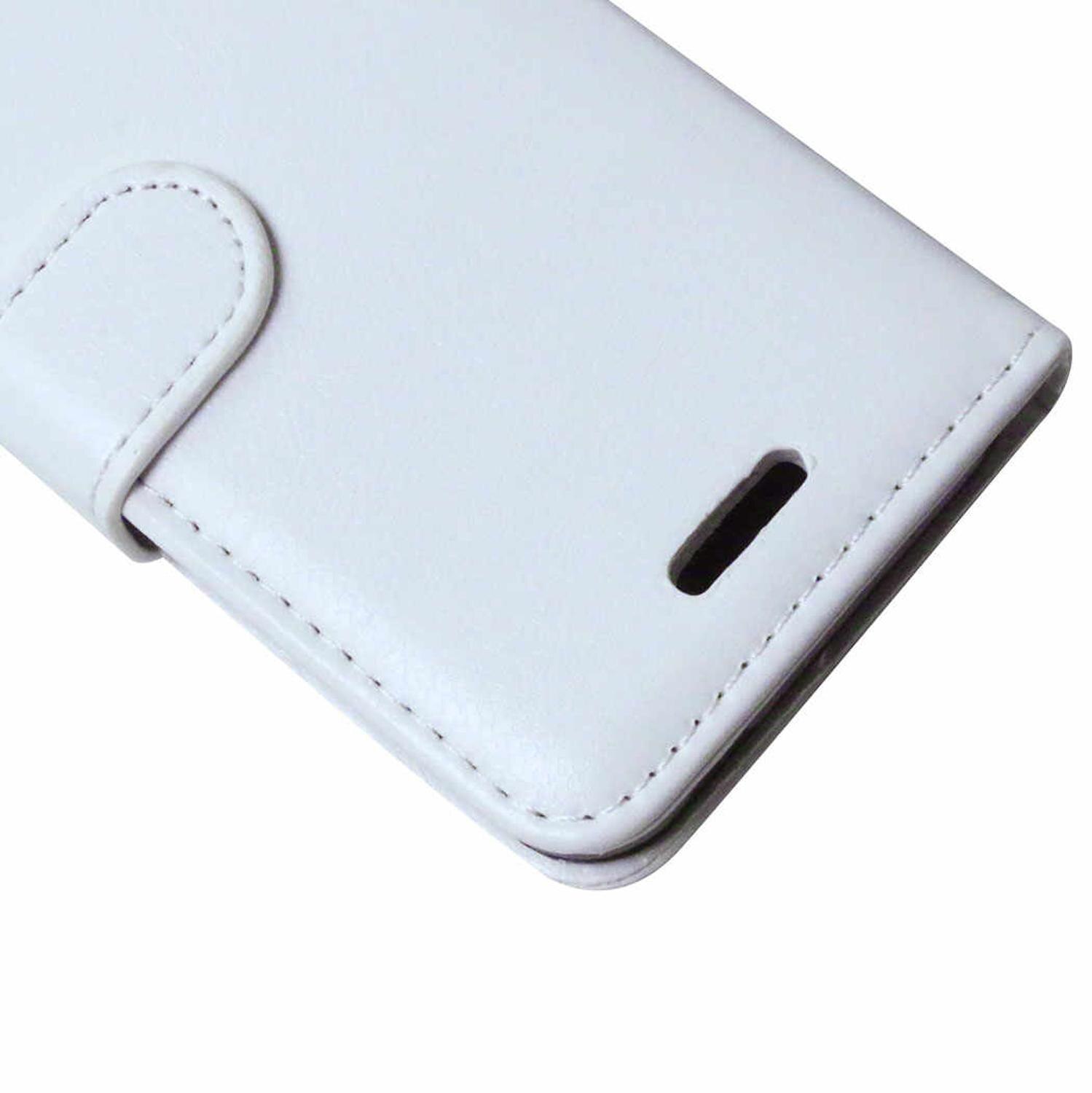 Case For Alcatel One Touch Pop C9 C 9 Dual OT 7047 7047D OT-7047D SJ0365 Flip Leather Phone Cover For Alcatel C9 pop para: White