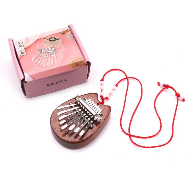 8 Key Mini Kalimba Exquisite Finger Thumb Piano Marimba Musical Good Accessory Pendant Musical Instruments Keyboard