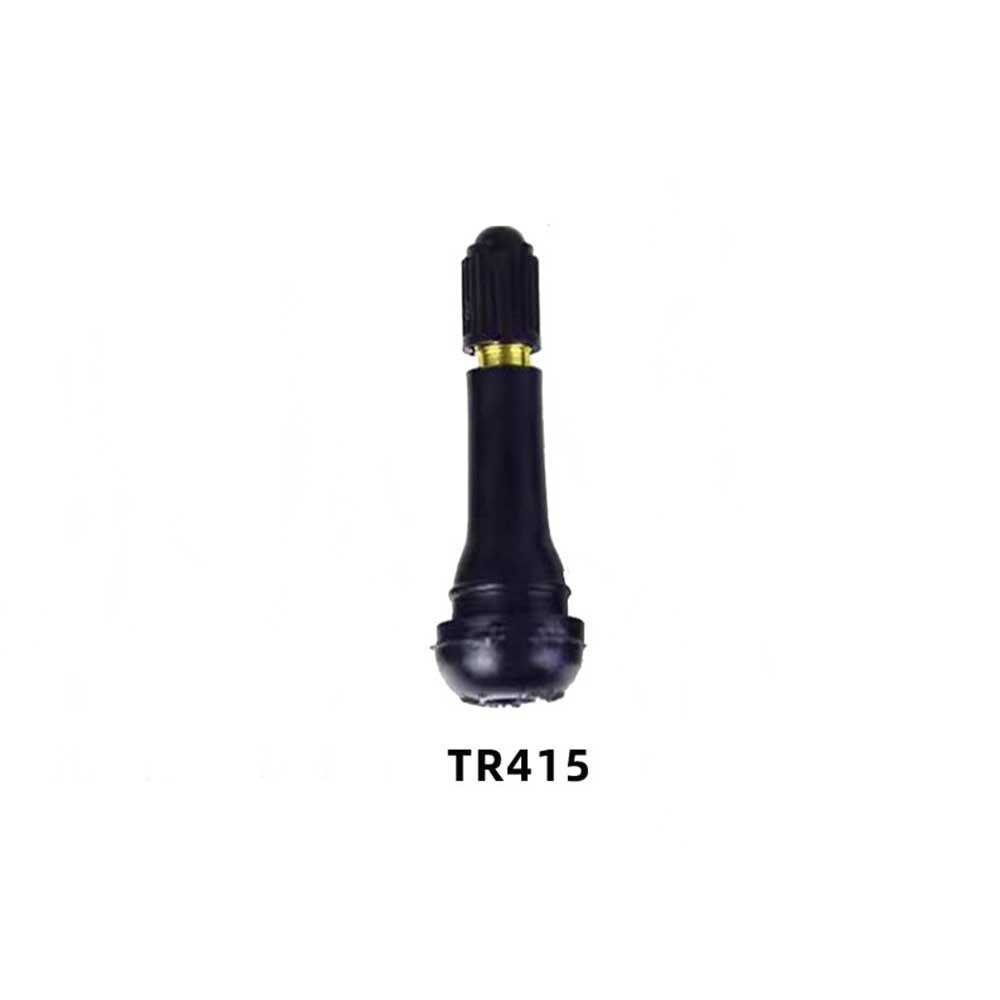 Tiges de Valve de pneu sans chambre à Air TR412 413 414 415 418, tige de Valve de pneu sans chambre à Air en caoutchouc et en cuivre à pression pour automobile et Moto, 10 pièces: TR415