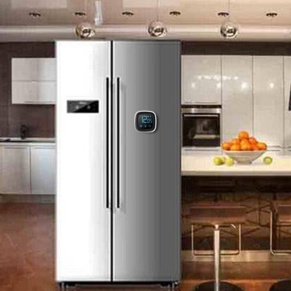 Kitchen Touch Screen Digital Pomodoro Timer Temporizador Stopwatch Alarm Clock Magnetic Kookwekker Kitchen Gadgets Cucina