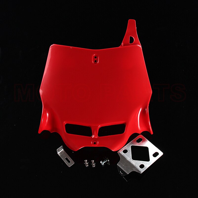 Plaque d'immatriculation universelle 250CC-450CC | Dirt Pit Bike, Motocross, plaque frontale pour revêtement en plastique