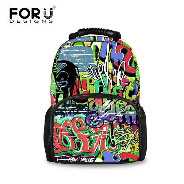 FORUDESIGNS 3D Graffiti del Modello delle Donne di Zaino Casual Spalla Zaini Per Le Ragazze Adolescenti Sacchetti del Computer Portatile di Viaggi Zaino Mochilas: W1310A