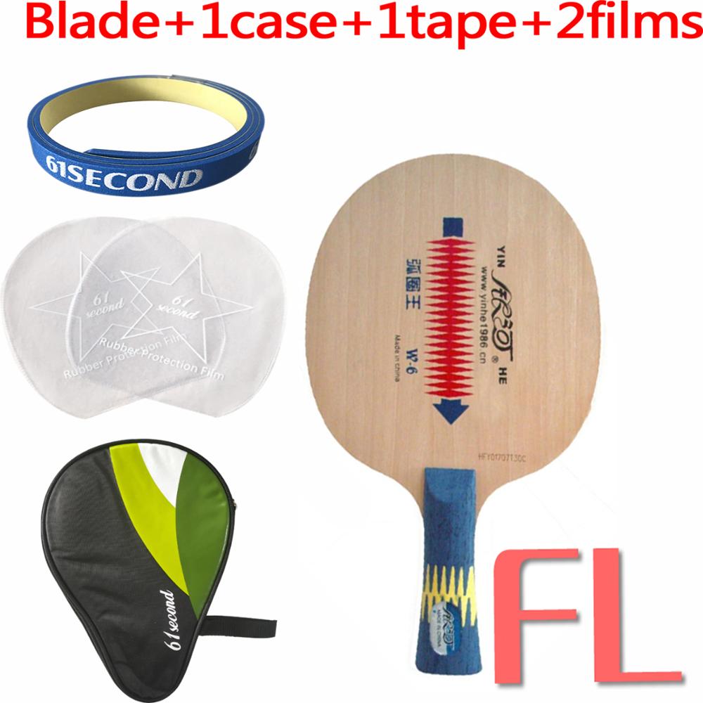 Yinhe W-6 Loop King W 6 W6 Table Tennis Ping Pong Blade: FL with H 1 case