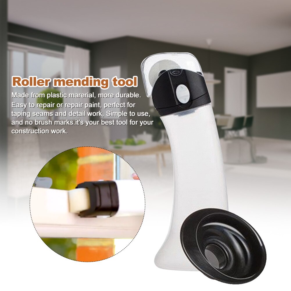 Art Supplies Handheld Portable Wall Textures Painting Brush Roller Mending Tool Smooth Paint Mate Flexible Easy Operate Runner