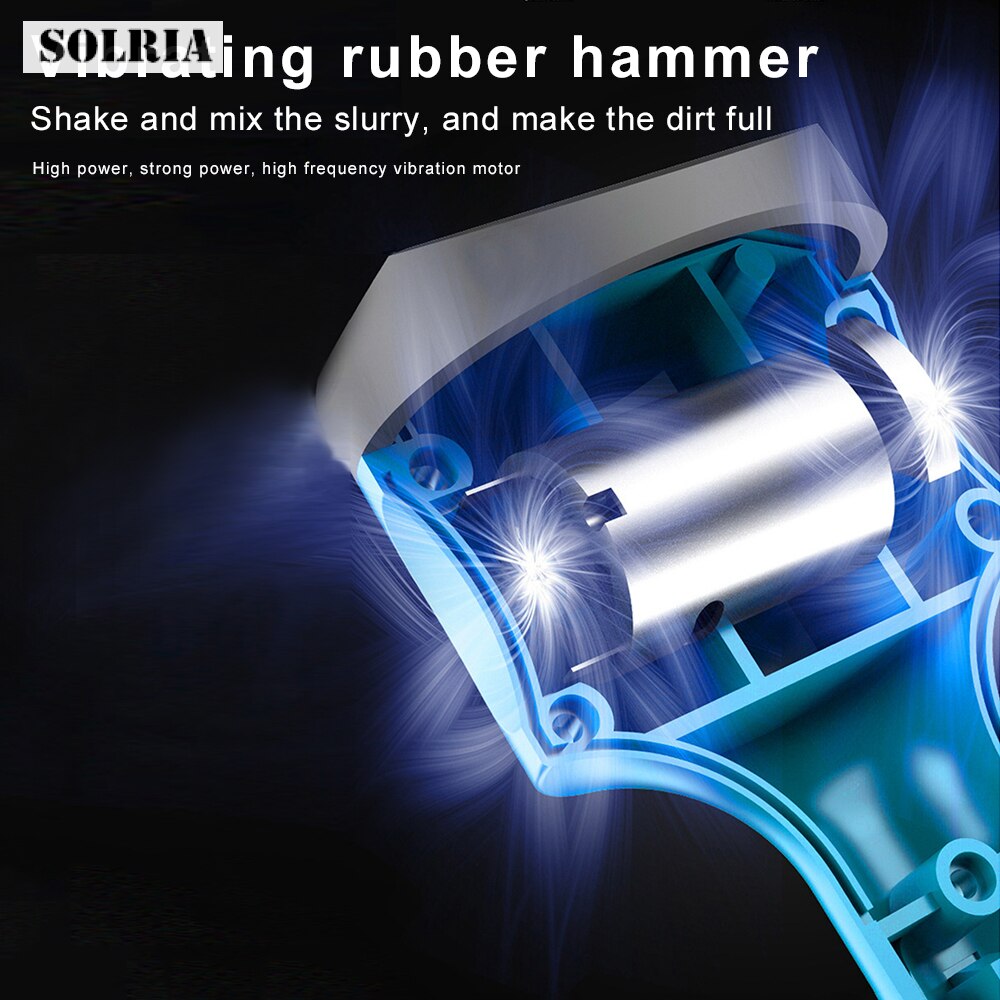 Stainless Steel Electric Plaster Trowel Automatic Wall Plaster Tool for Masonry Rechargeable Plastering Tools Concrete Blue