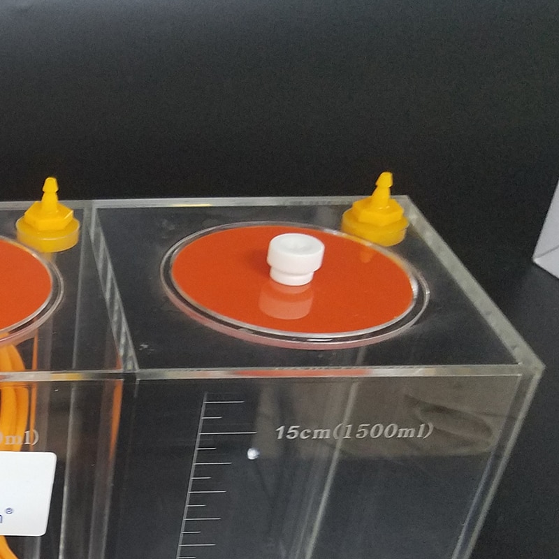 Red Starfish Dosing Pump Scale Liquid Storage Bucket With Scale 1.5L/2.5L/4.5L Liters Acrylic made Reef