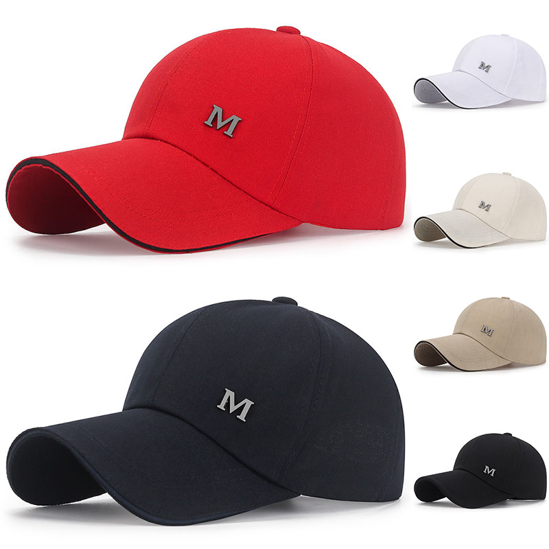 Gorras de béisbol de verano para hombres y mujeres, Snapback bordado de algodón, Hip-Hop, deporte, pesca, Golf, sombreros para el sol, gorras informales de ala larga con protección solar