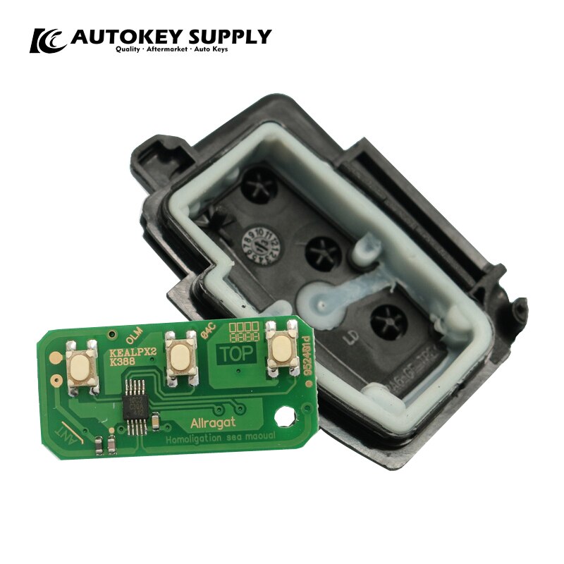 Car-styling for Ford 3 button remote flip key 434Mhz HU101 Blade for car key AKFDC410