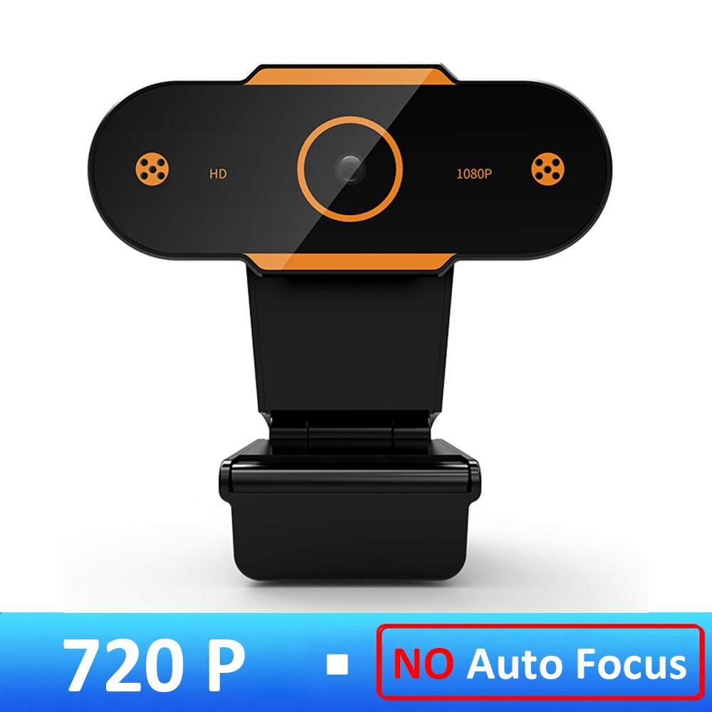 HD 1080P Webcam Computer PC Web Camera with Microphone for desktop for Live Broadcast Video USB webcam Cam Video Recording Work: 720P