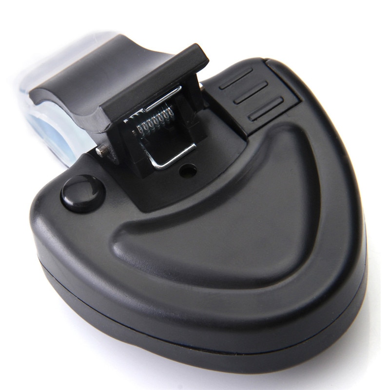Fisher universal fishing alarm mini electronic fish bite beeper sound alert led light clip on fishing rod light sensor