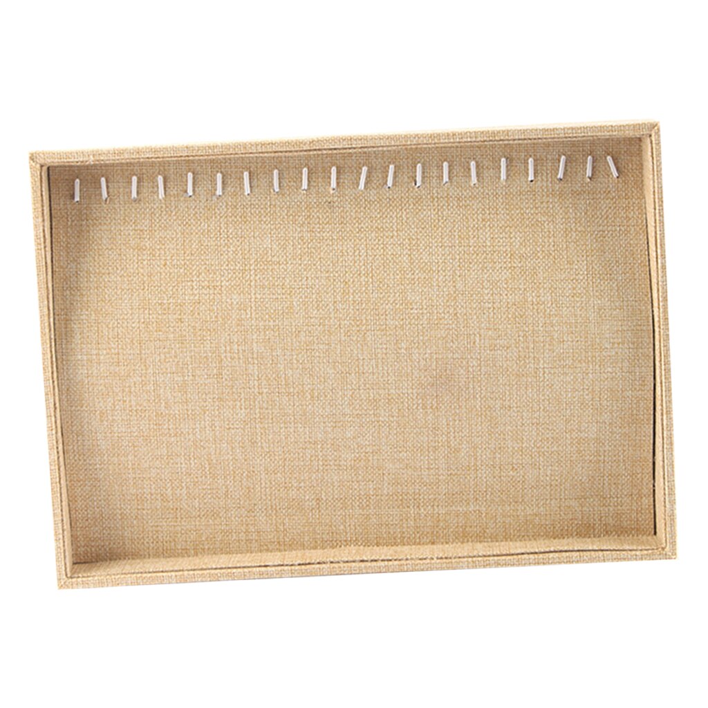 Smykker opbevaring bakke ring armbånd organisator øreringe holder til skuffer: Halskæde bakke