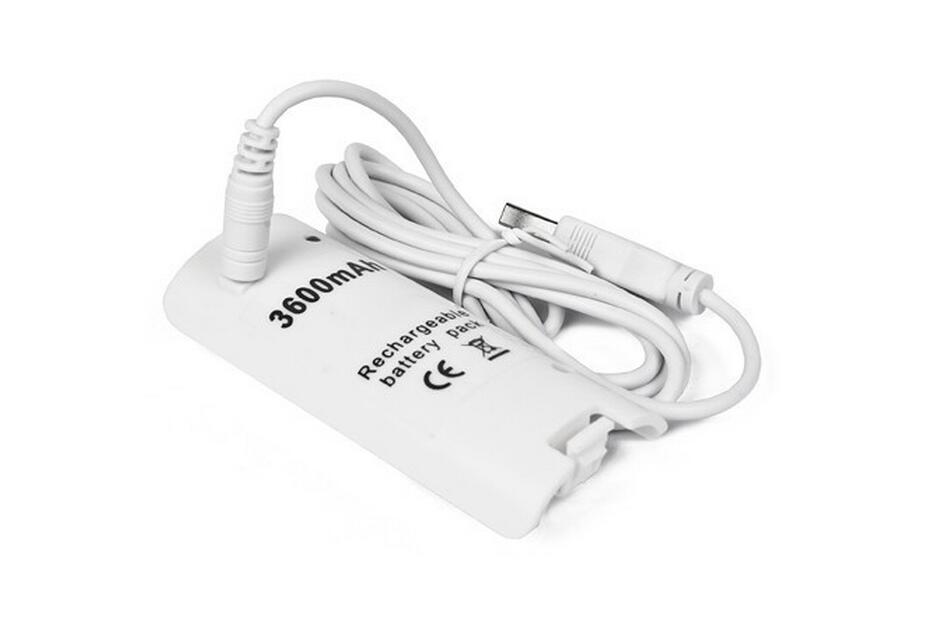 Game accessoires met 3600 mAH Oplaadbare Batterij (Wit Of Zwart) en Oplaadkabel voor Nintendo Wii Afstandsbediening