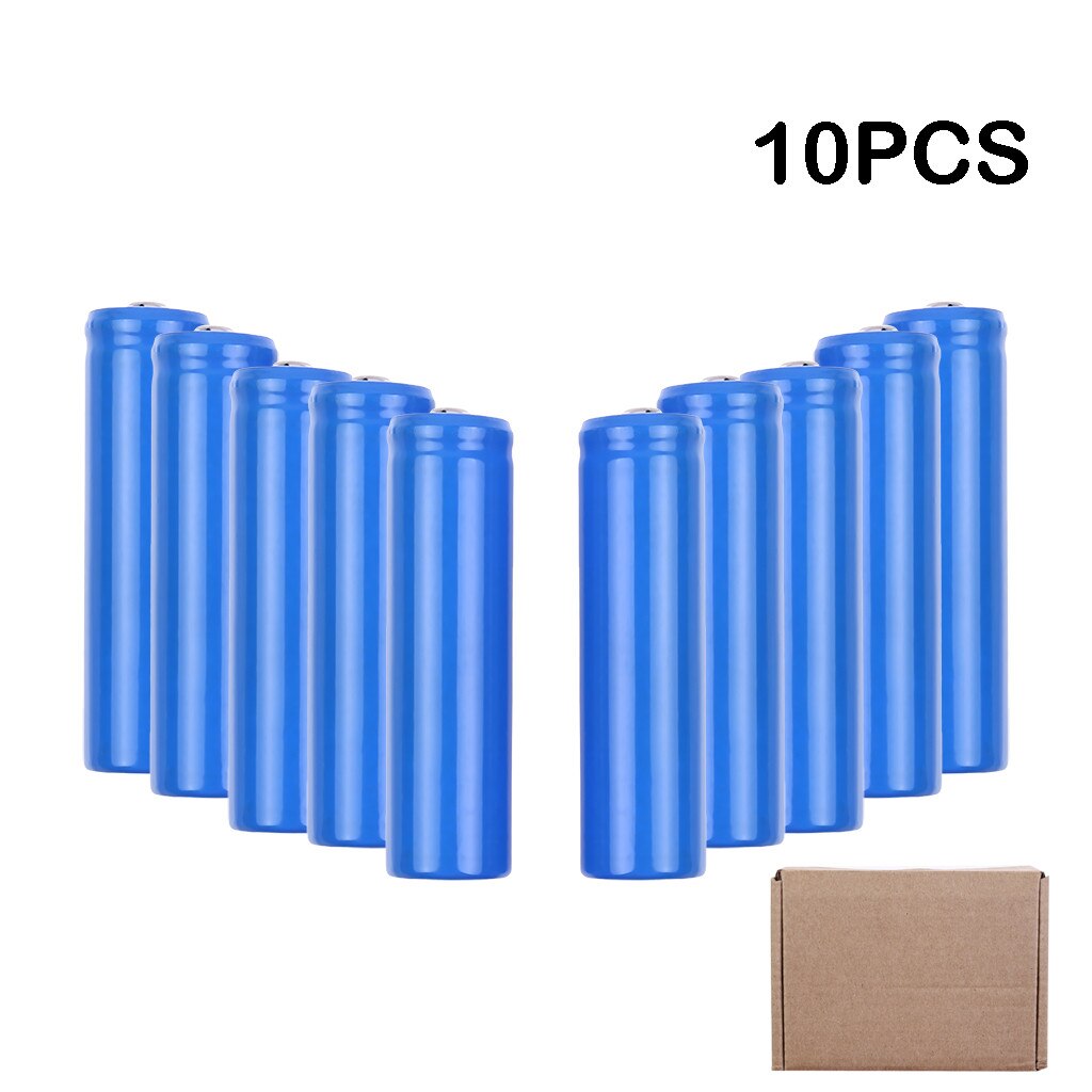 3.7V 5000mAh 18650 Battery Li Ion Rechargeable Large Capacity Battery Flashlight Power Large LED Torch Flashlights Blue: A