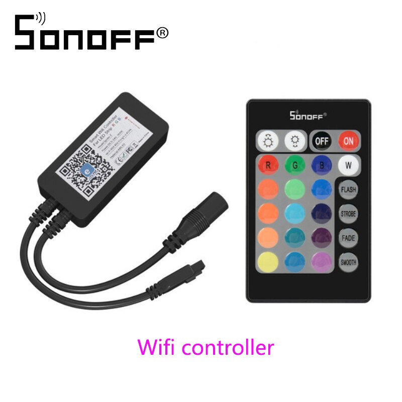 SONOFF WiFi L1 Dimmable Light Strip Smart LED Waterproof 5050 RGB Strip Lights Flexible 2m/5m Kit Works With Alexa Google Home: L2-Lite Control