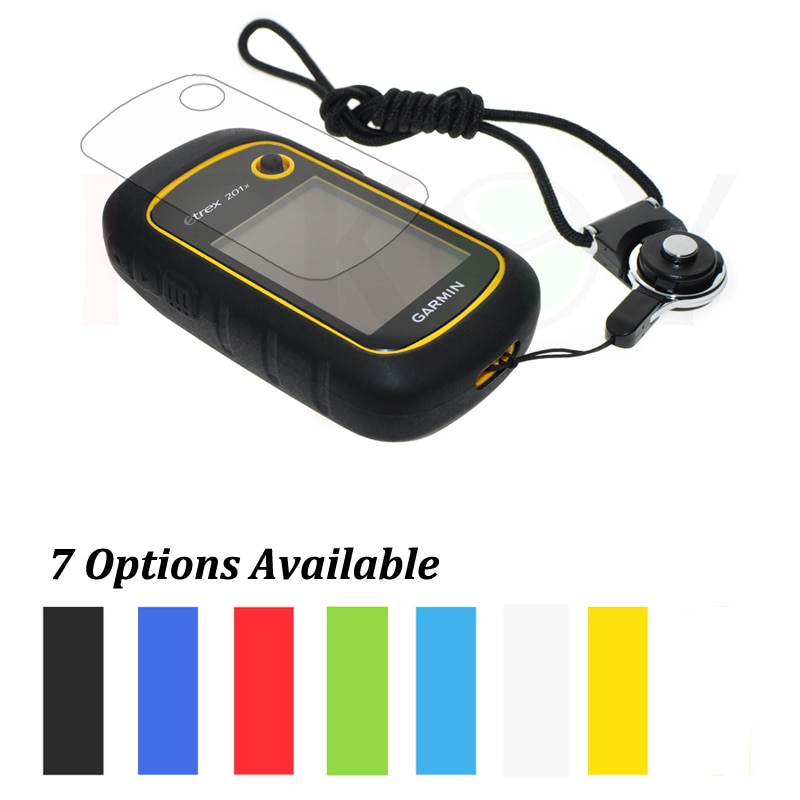 GPS Protective Case with Ring Strap + Screen Protector for Garmin eTrex 10 20 30 10x 20x 30x 22x 32x