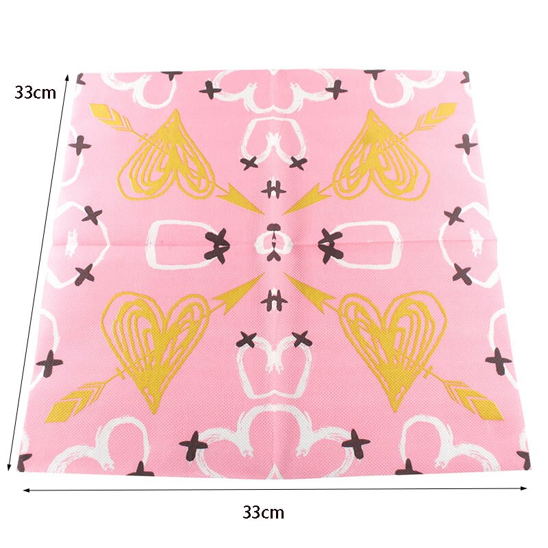 Liefde Hart Tafel Papieren Servet Voor Valentijnsdag Сервировочная Салфетка I Love U Tissue Handdoek Verjaardagsfeestje Bruiloft Decoratie