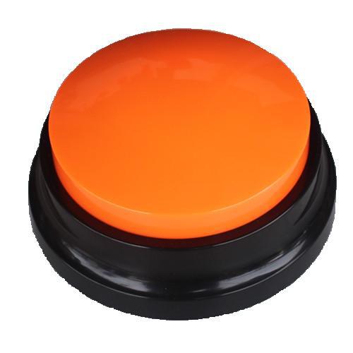 Connerie buzzer buzzer jeu ring for sex boutons de conversation Fabricant de boutons sonores pour chiens, machine à sandwichs pour enfants, bouilloire, jouet, café, événement, fête, fournitures festives, maison, jardin: Recording orange