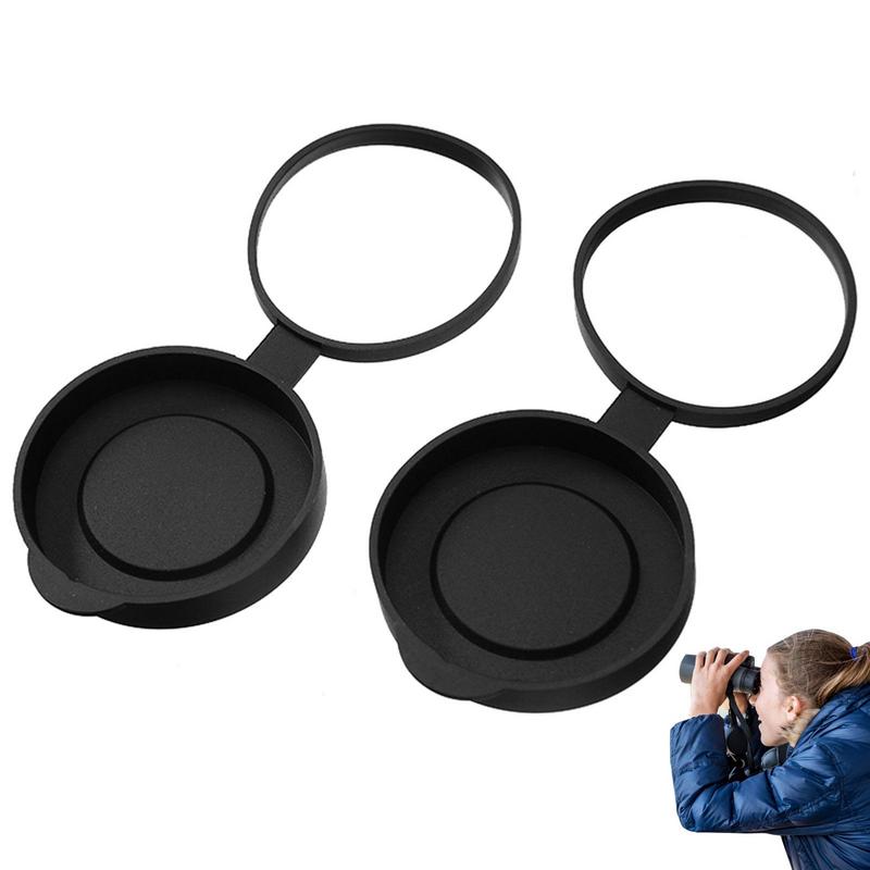 Professionele 10x50 Verrekijker Lensdoppen Objectief Beschermende Rubberen Cover Oculair Stofpak Voor Compacte Verrekijker Beste Beschermen