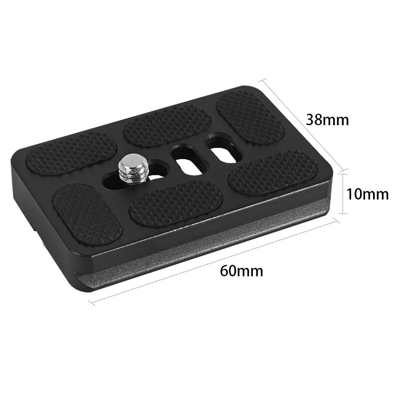 BEXIN tripod plate quick release plate small camera plate quick clamp fast mount PU plate for arca swiss dslr camera tripod head: PU60