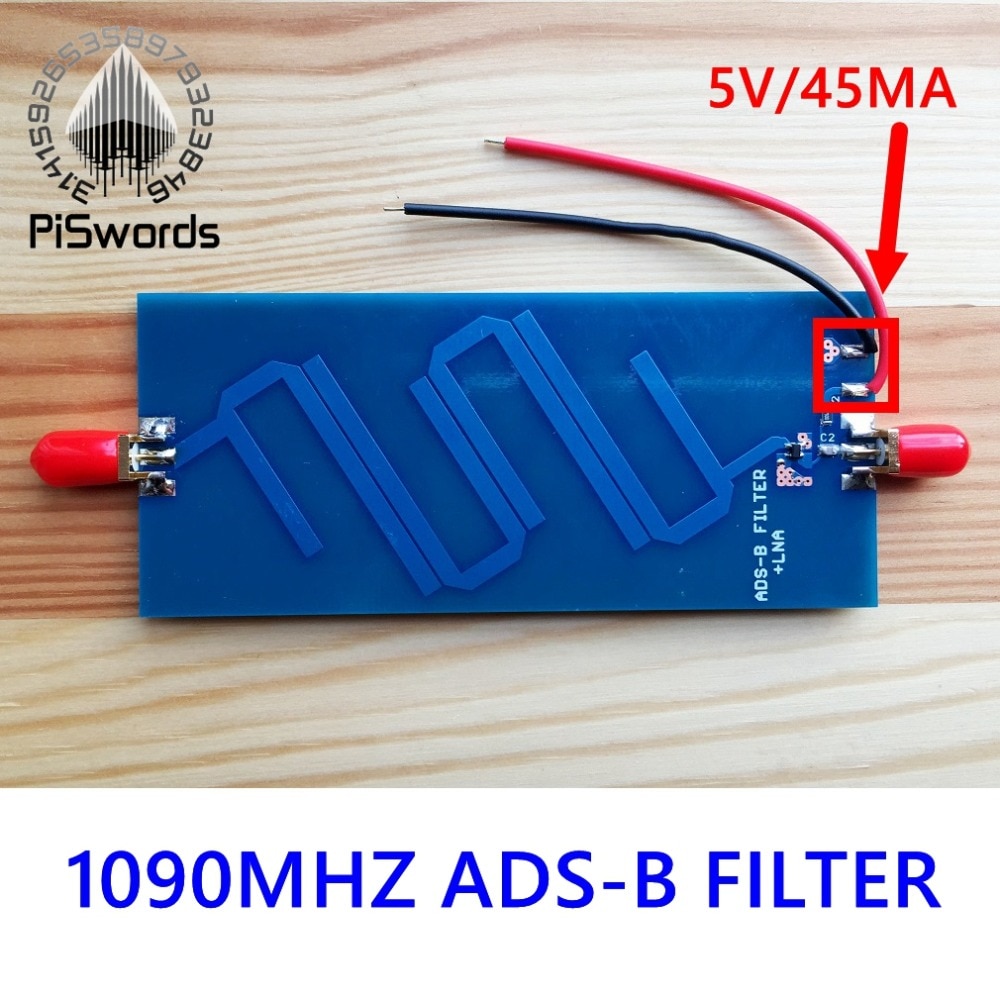 ADS-B 1090 Mhz + LAN bandpass filter 1G-1,2 GHz fü... – Vicedeal