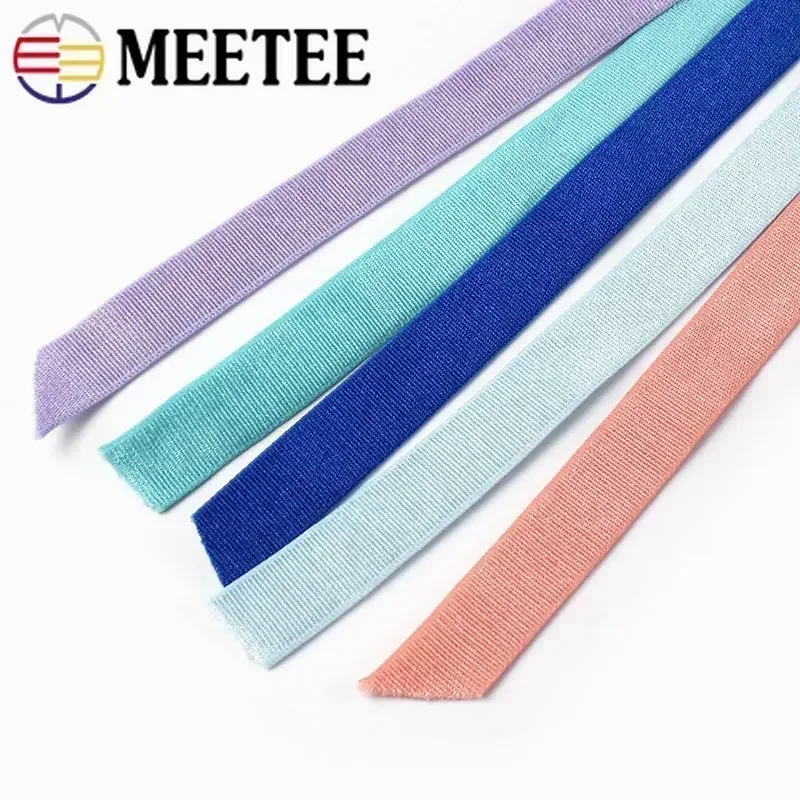 Bandas elásticas para ropa interior, sujetador, correa para el hombro, banda de goma para el pelo, pantalones, cinturón, correas elásticas de nailon, accesorio de costura, 5/10M, 12mm