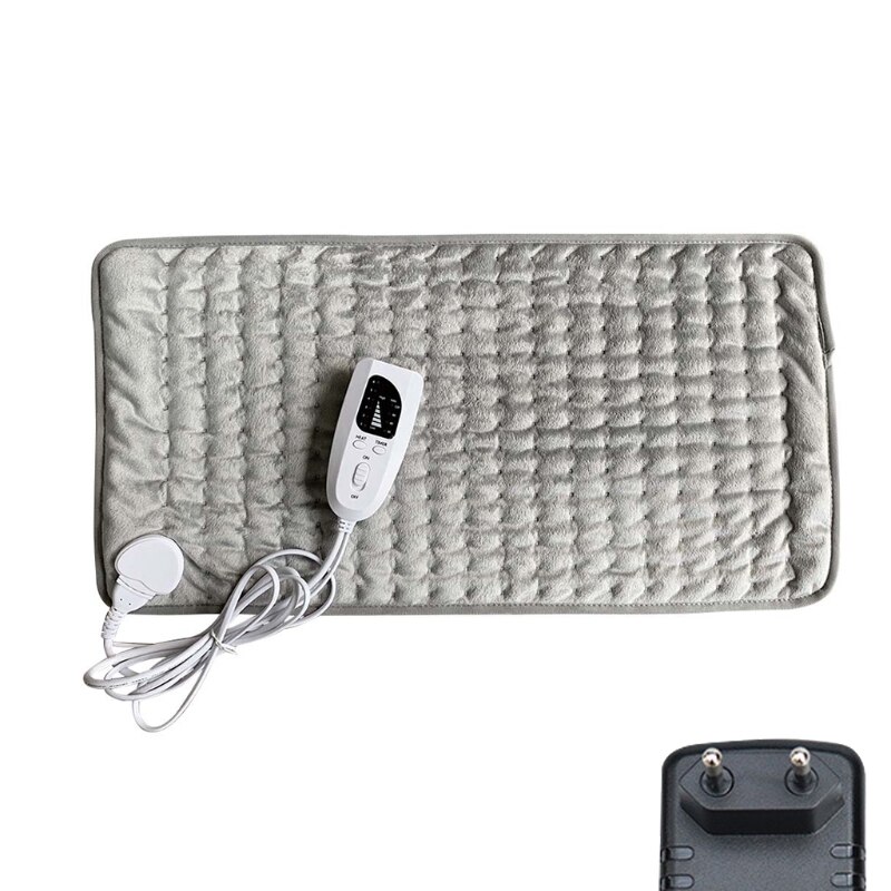Jet électrique de couverture chauffante, couverture électrique de flanelle de 30 "x 16" avec 6 niveaux de chauffage et 4 réglages de minuterie arrêt automatique,
