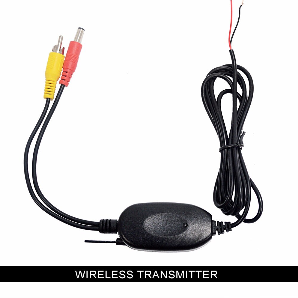 Car Rear View Camera 2.4G Wireless Video Transmitter Receiver Kit for Monitor Screen Reverse Backup Rearview Cam