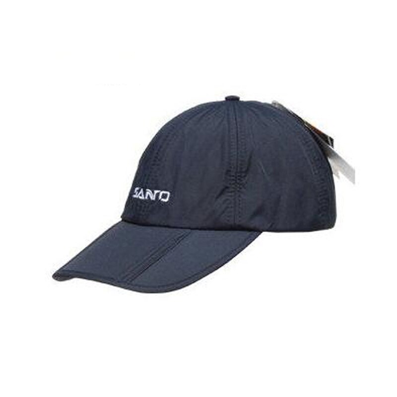 Outdoor Unisex Opvouwbare Hoed Wandelen Travlling Sport Zomer Zonnebrandcrème Zonnescherm Mannen Vrouwelijke Vissen Baseball Cap: Navy Blue