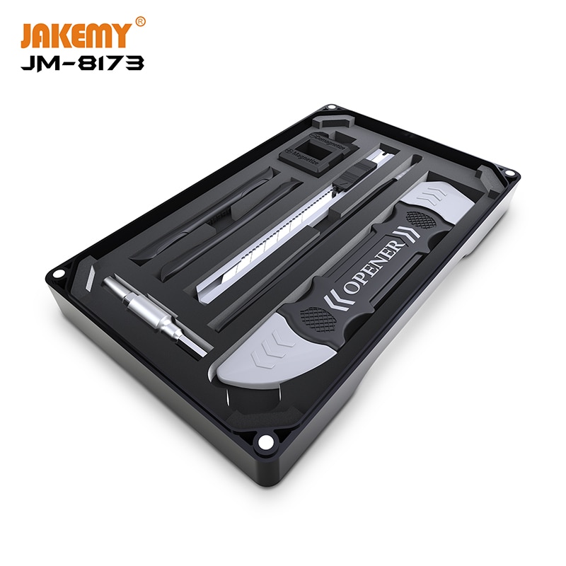 JAKEMY 69 IN 1 Precisie Magnetische Schroevendraaier Set Spudger Pry Opening Gereedschap Mobiele Telefoon Computer Laptop Reparatie Handgereedschap