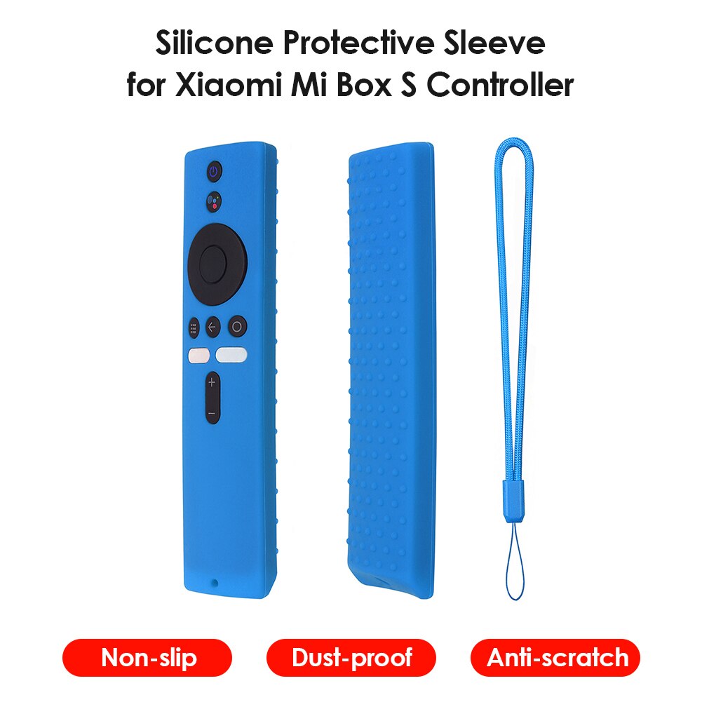 Silicone Remote Control Case For Xiaomi Mi Box S/4K/TV Mi Remote TV Stick Cover Anti-Slip Shockproof Protective Cover