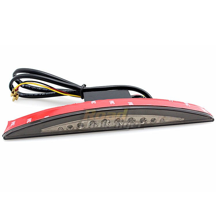 Voor harley breakout fxsb - motoraccessoires smoke achterspatbord tip led rem achterlicht lamp