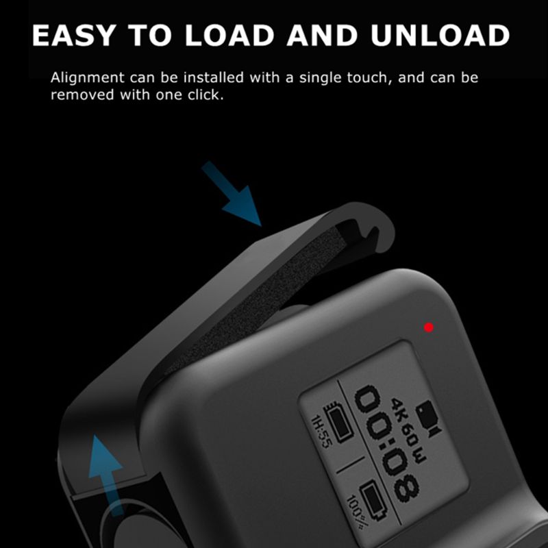 Udskiftning genopladeligt sidecover batterilåg dørcover til gopro hero black 8 action kamera tilbehør
