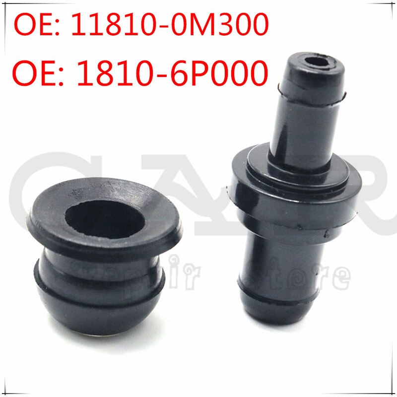 Kit de reparación de Sensor y ojal de válvula para Nissan Infiniti PCV, 11810-0M300, 11810-6P000, 118100M300, 118106P000, 17130P2MA01, 1181241B00