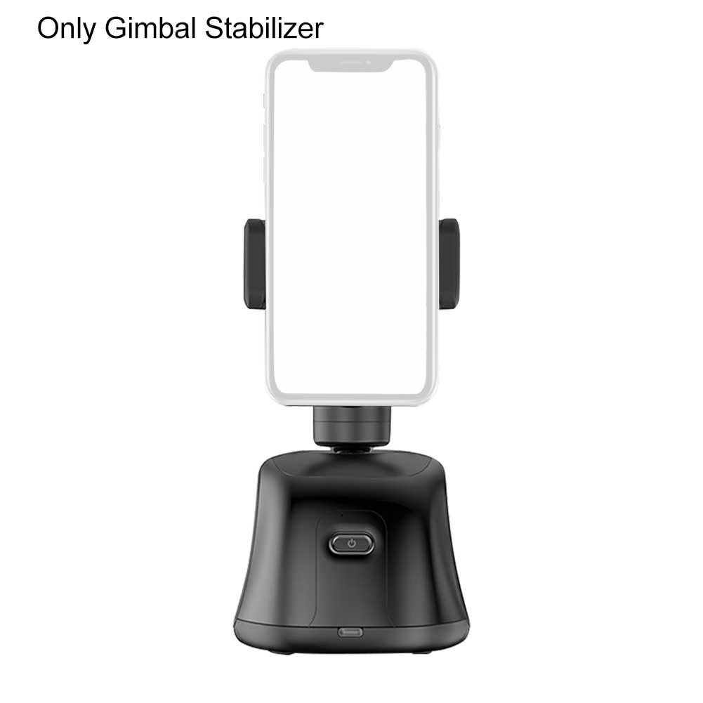 Mobile Phone Desktop Hands Free Auto Face Tracking Gimbal Stabilizer 360 Degree Rotation Camera Mount Video Recording Cameraman