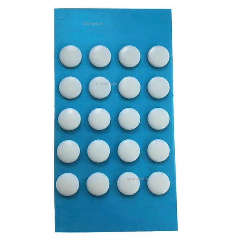 20Pc 6mm Diameter Small Dots Universal Mouse Skates DIY Mice Glide Feet ICE Control Speed Version Universal for Rubberized Mouse: WHITE