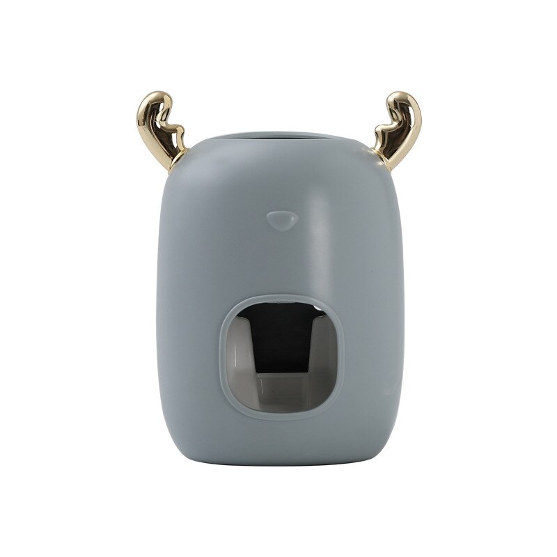 Distributeur de dentifrice mural pour enfants, support de rangement, ensemble d'accessoires de salle de bain: 03