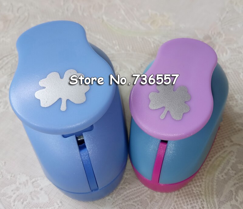 2pcs (2.3cm,1.4cm) four leaf shape craft punch set Punch Craft Scrapbooking school Paper Puncher eva hole punch