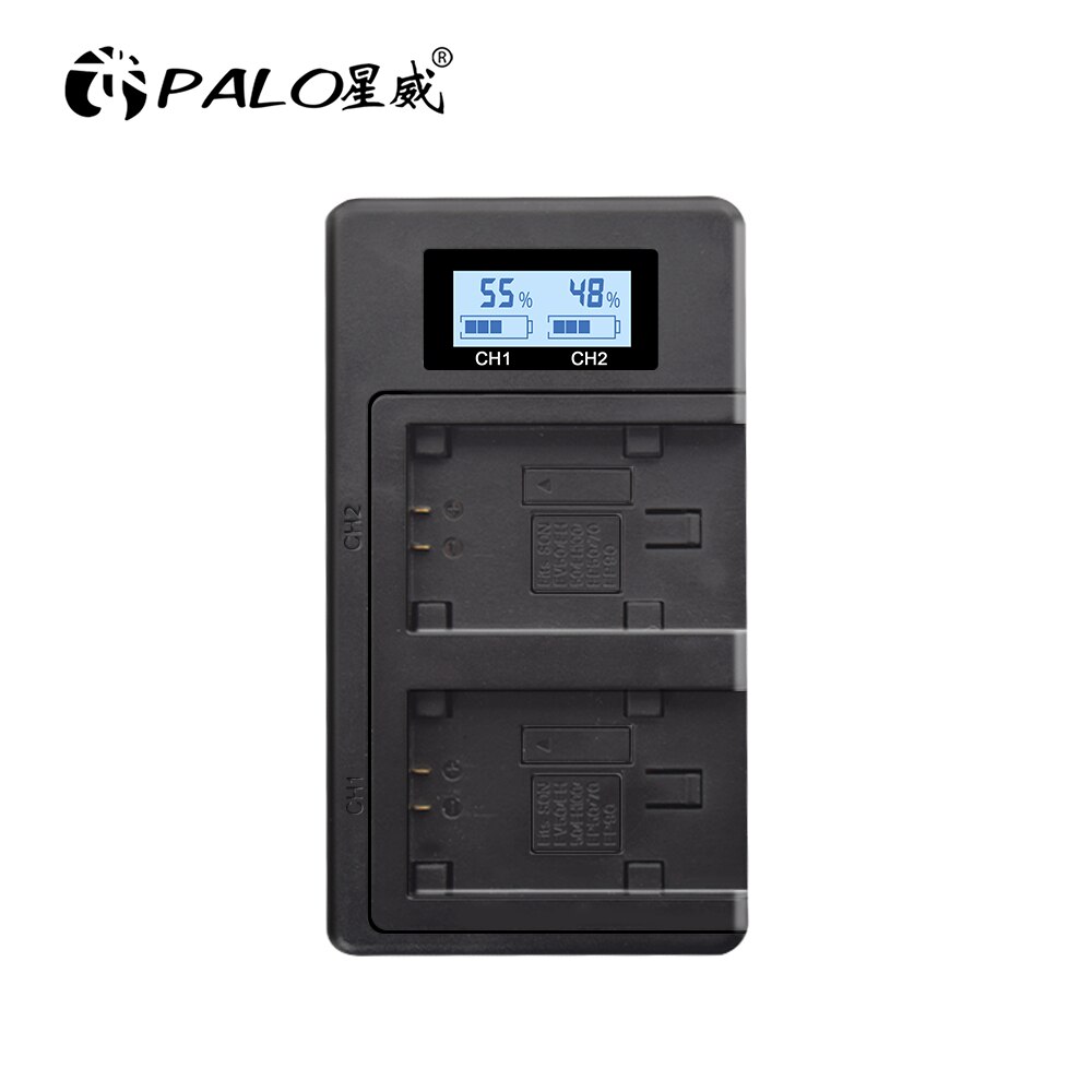 PALO NP-FV100 FV100 NPFV100 FV100 LCD USB Carregador de Bateria para SONY NP NP-FV30 NP-FV50 NP-FV70 SX83E SX63E FDR-AX100E: Default Title