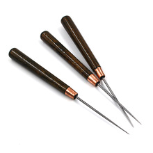 DIY Leather Awl Tool Set, Sewing Needles and Thread Set, Straight Awls Sharp Punching Sewing Accessories, Sewing Good helper