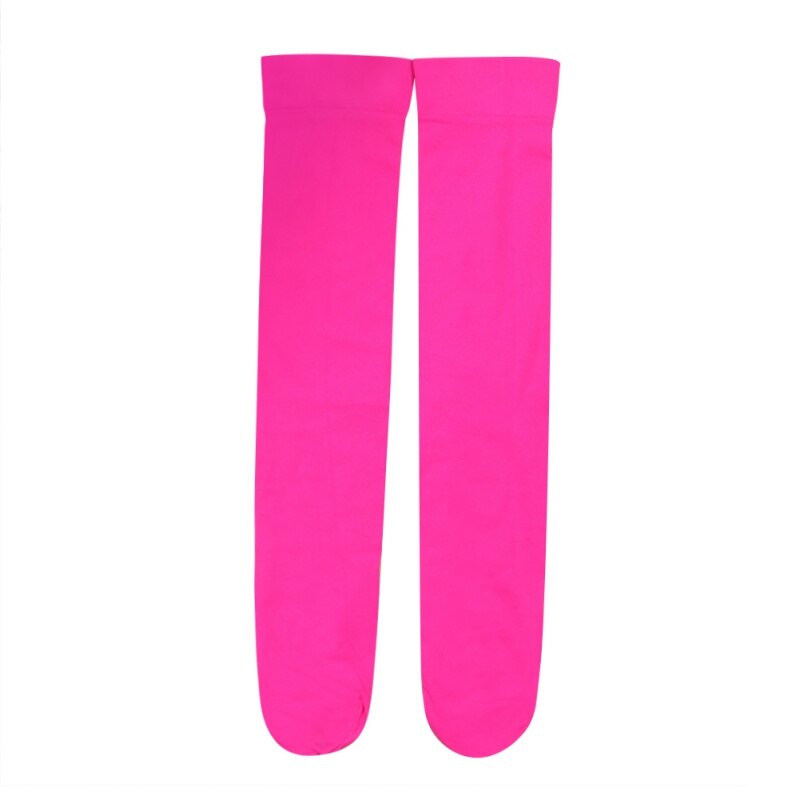 10 kleuren Kinderen Sok Voor 3-12Y Snoep Kleur Baby Knie Hoge Lange Sokken Voor Meisje Kinderen Kleding Accessoires: M
