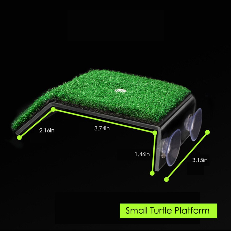 Turtle Basking Platform Acrylic Turtle Island Aquariums Moss Clambing Island for Turtles Reptile Tank Decoration Aquarium Decor: A-S